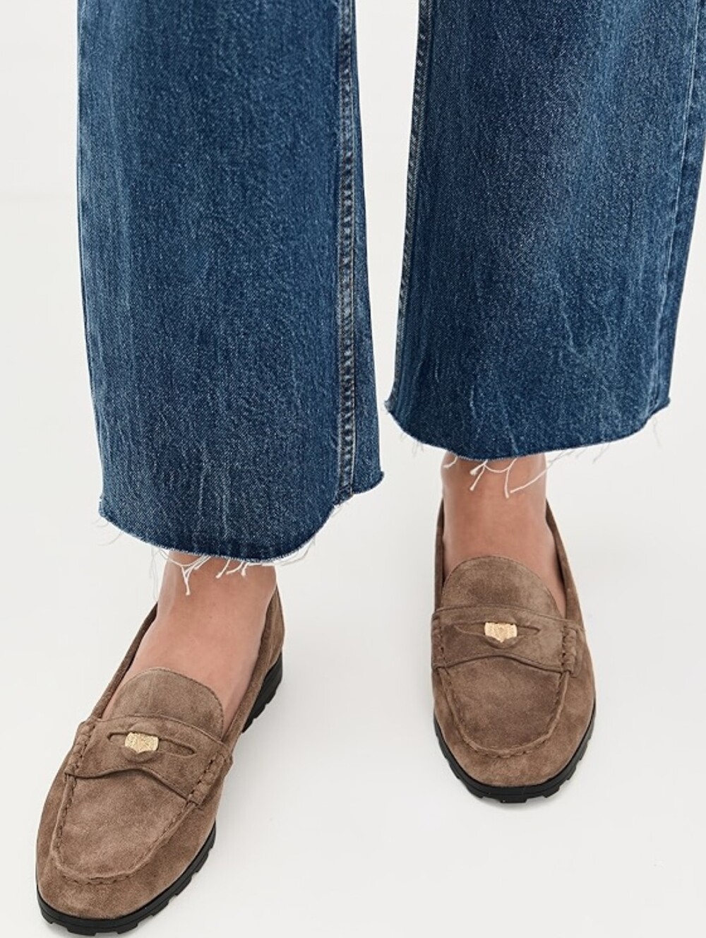 Veronica Beard Brown Suede Loafers